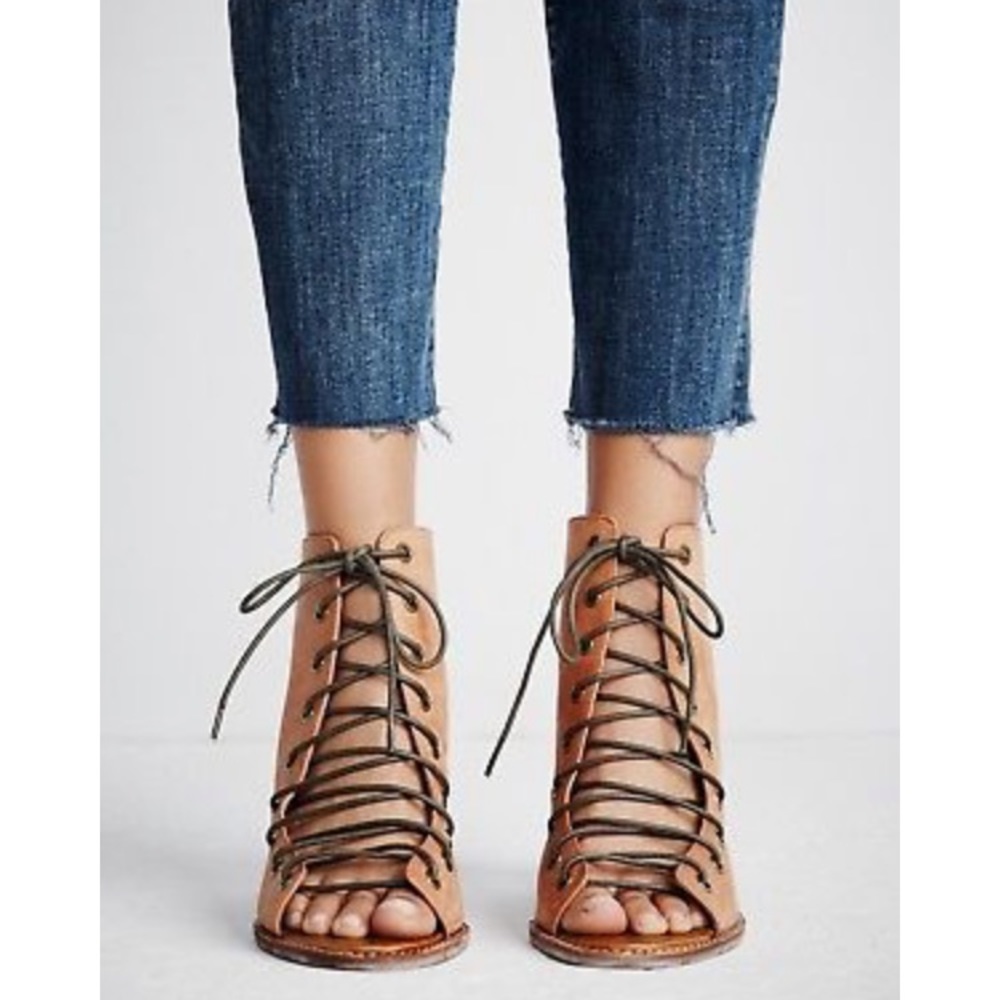 Jeffrey Campbell Free People Minimal Lace Up Heel
